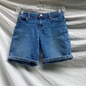 Old Navy jean rolled up shorts, size 12 regular